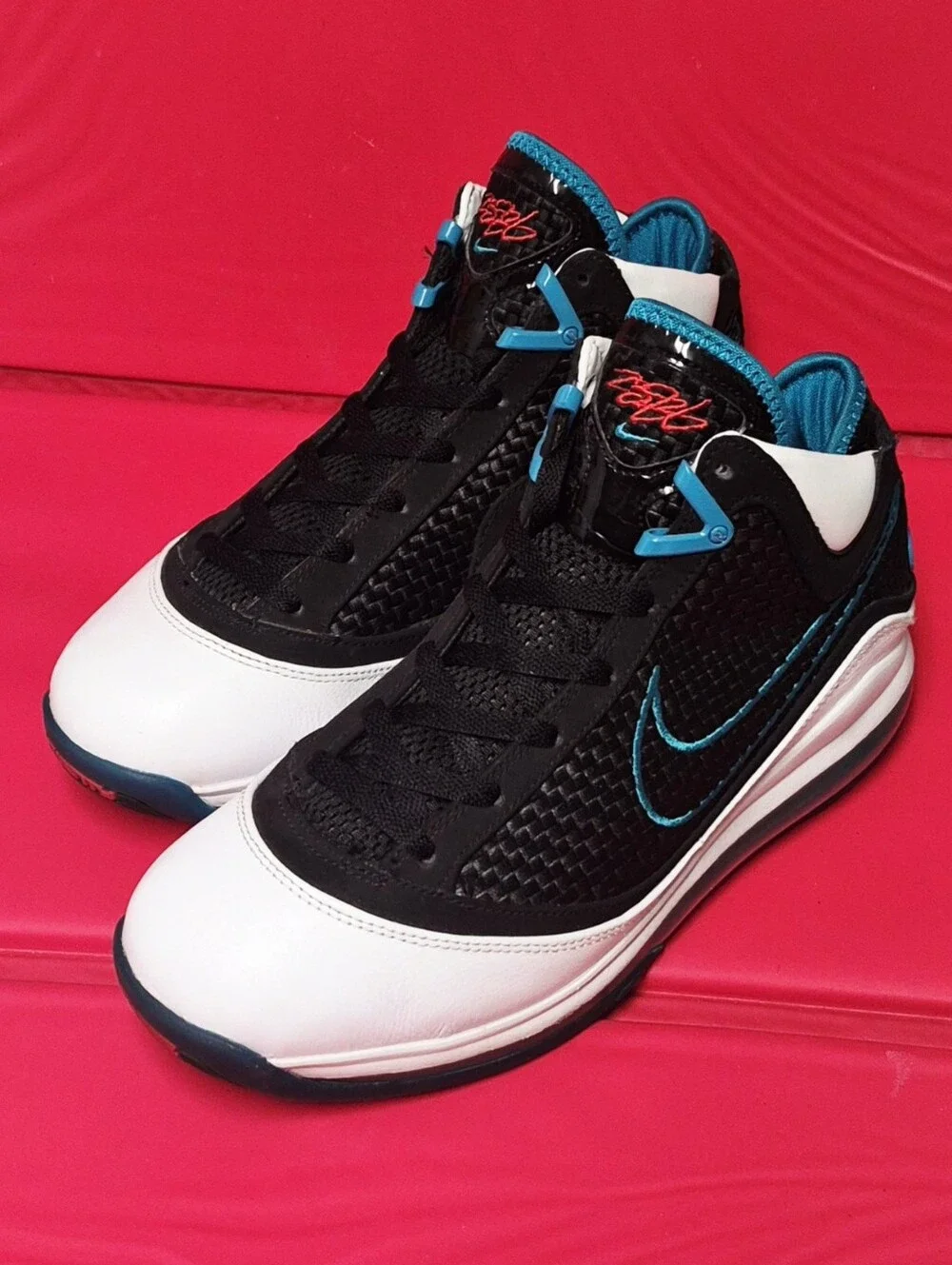 Nike Air Max Lebron 7 NFW Red Carpet Shoes #CU5133-100 size 8.5